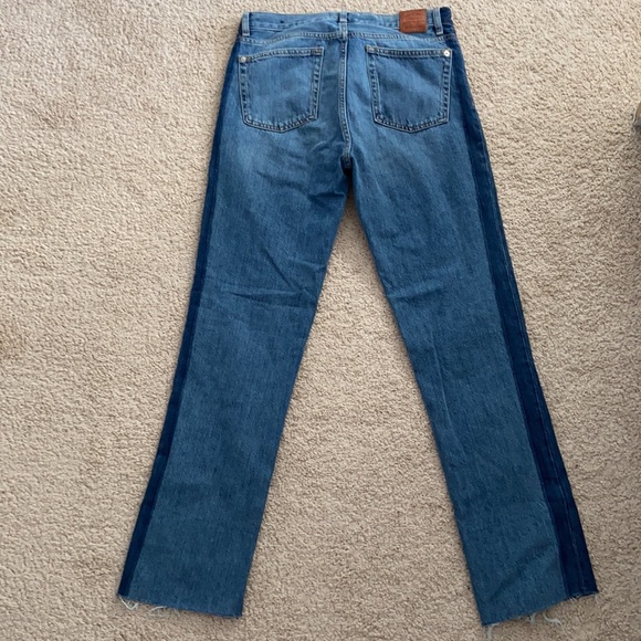 Mango Straight Mid Rise Jean size 8 - Picture 3 of 3